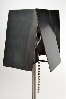 steel shade lamp