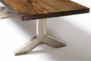 fir slab dining table