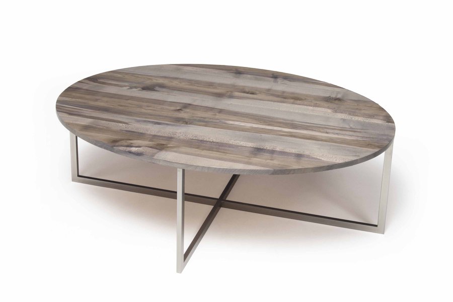 maple elipse coffee table