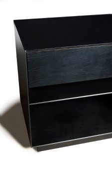 leather topped nightstand